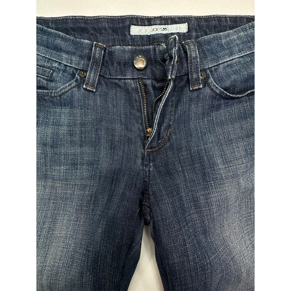 Joe’s Jeans The Stardust Low Rise Super Flare Jeans Dark Wash Denim Size 28 - Picture 7 of 13